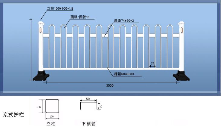 京式護(hù)欄